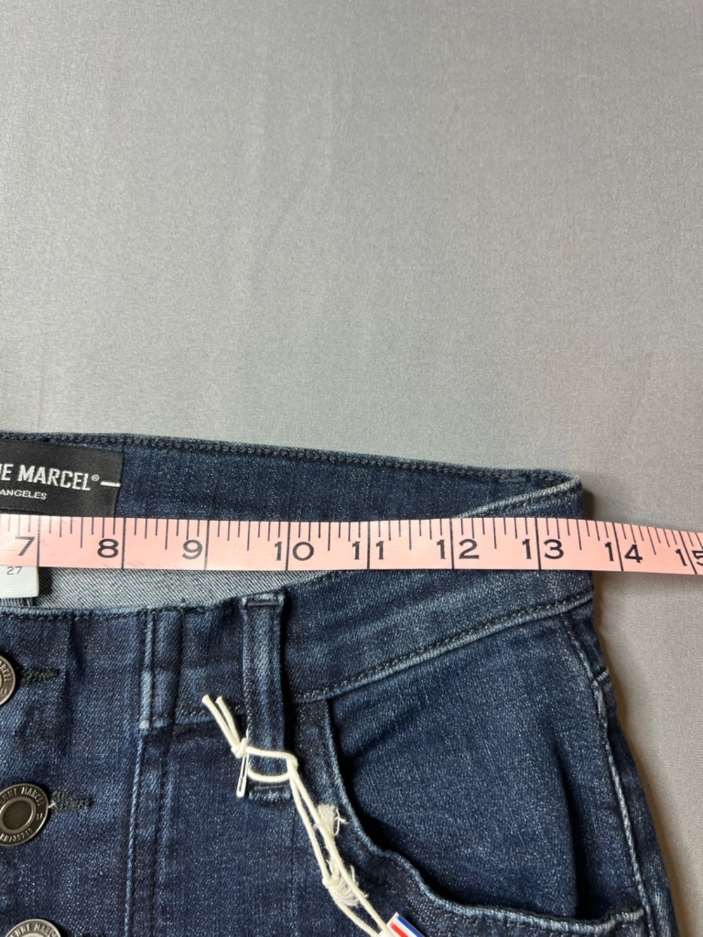 Etienne Marcel Los Angeles Jeans Size 27 Button Fly Stretch Denim NWT - Picture 7 of 11